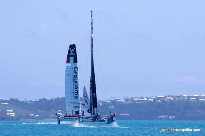 Day 4 – Race 2 - Oracle Team USA and Groupama Team France - Louis Vuitton America's Cup ©  Jude Robertson http://juderobertsonphoto.wix.com/pix